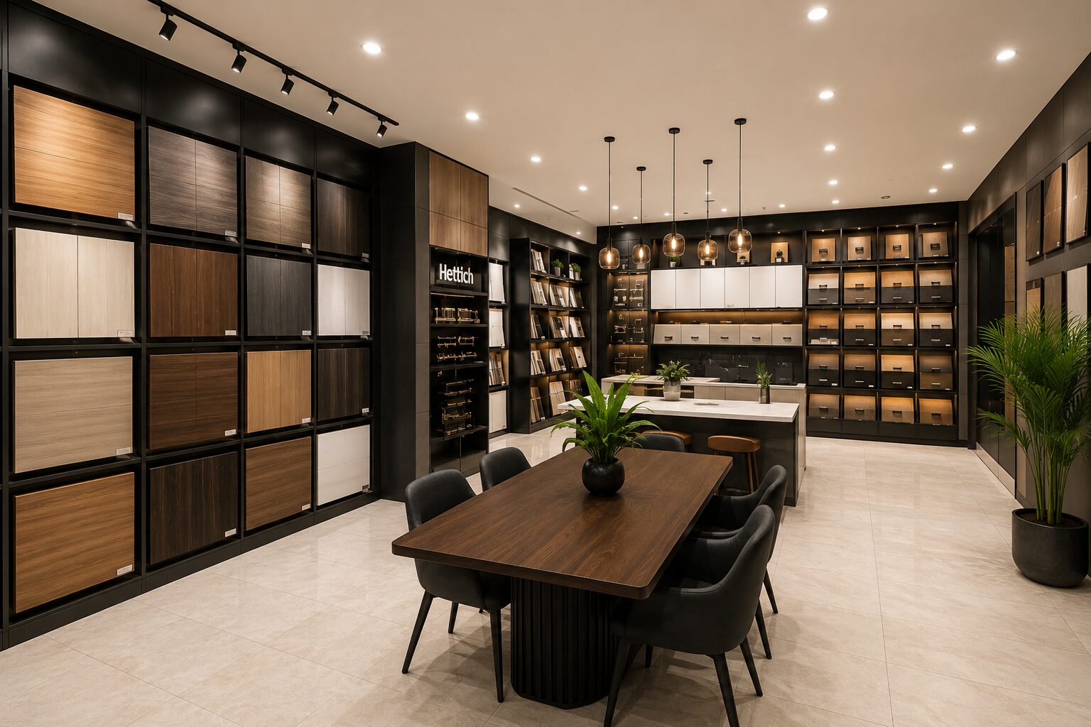 Jyoti Interior Hub plywood and laminate showroom in Surat