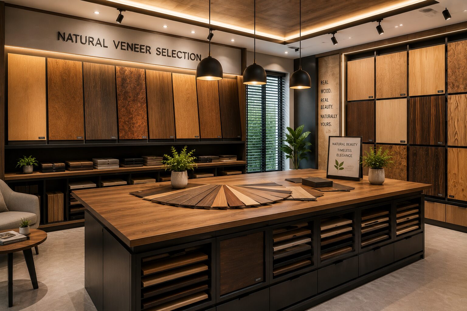 Natural veneer selection